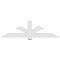 Ekena Millwork Redmond Architectural Grade PVC Gable Bracket, 84"W x 24 1/2"H x 6"D x 6"F, 7/12 Pitch GBP084X25X0606RED00 - alternate 4